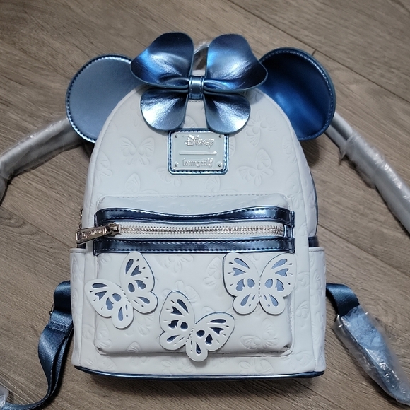 Loungefly Other - Loungefly Disney Blue Butterfly Kids Backpack